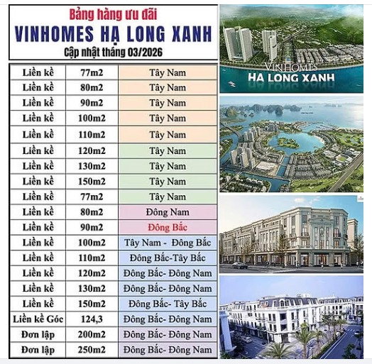 🔥Ưu đãi suất bán sớm! Vinhomes Hạ Long Xanh – Quỹ căn giá tốt hơn thị trường 15%
